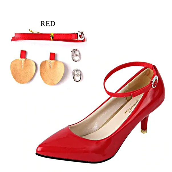 Patent Leather Ankle Shoe Belt Strap