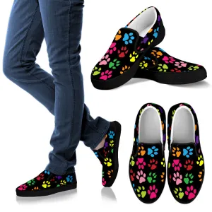 Paw Prints Women's Slip-Ons