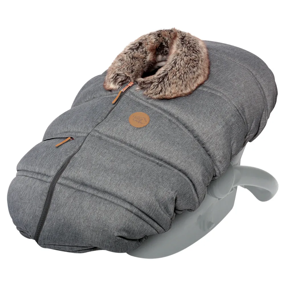 Petit Coulou Winter Car Seat Cover - Chia Wolf