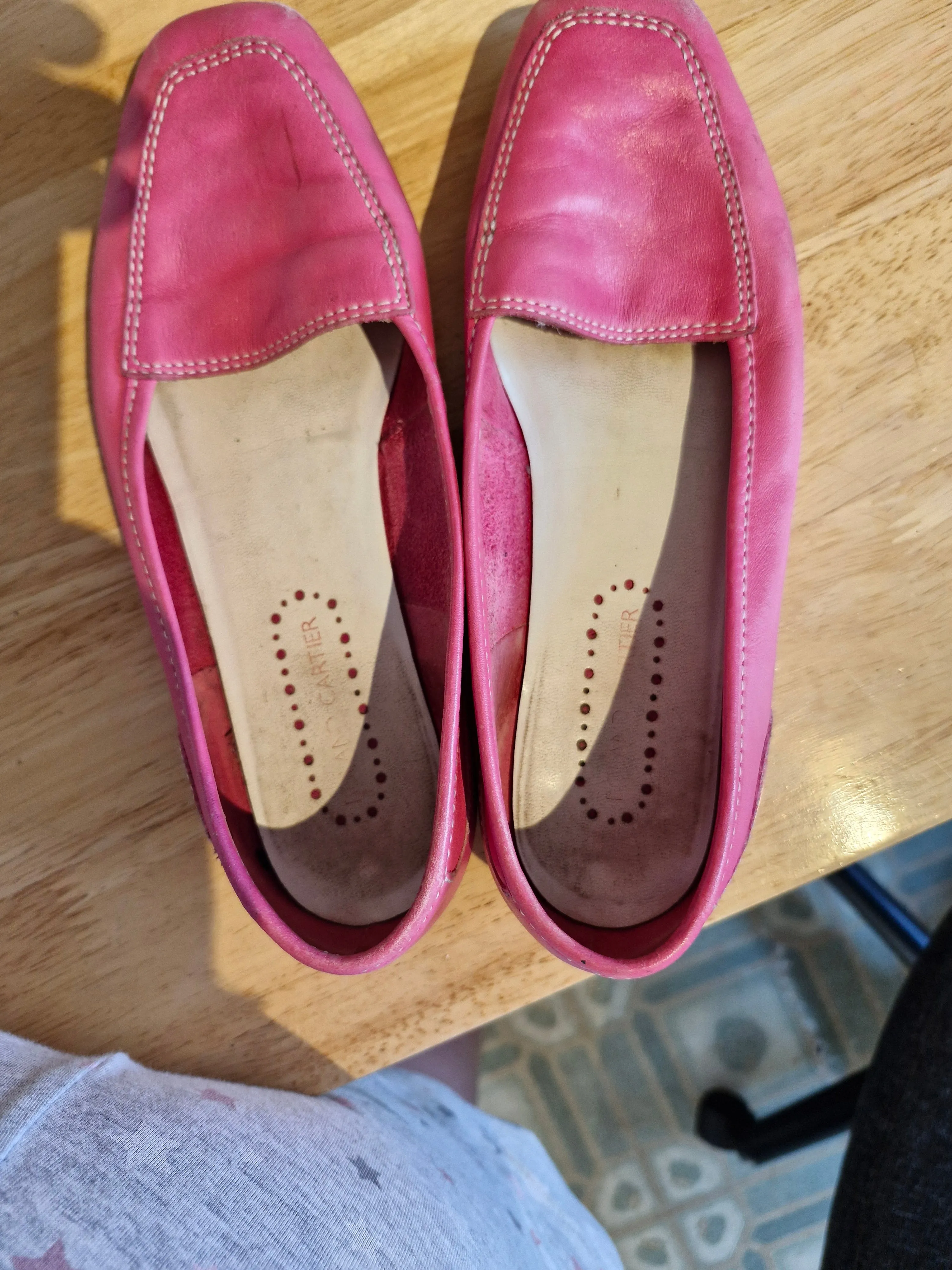 Pink Flat shoes - Heavily Worn