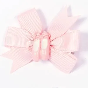 Pinwheel Bow w/ Ballet Shoes (3915)