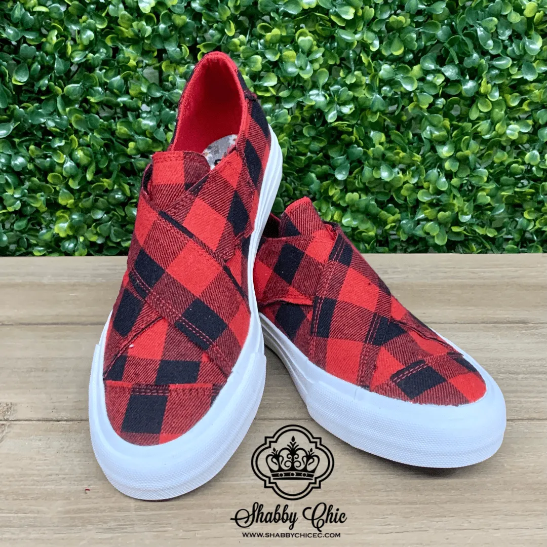 Plaid Along Gypsy Jazz - Red
