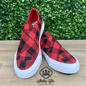 Plaid Along Gypsy Jazz - Red