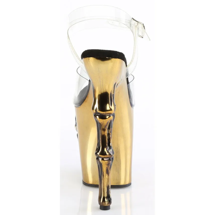 Pleaser Rapture 808-LT Brass Shoes