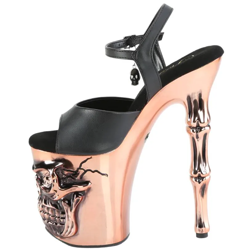 Pleaser Rapture 809-LT Copper Shoes