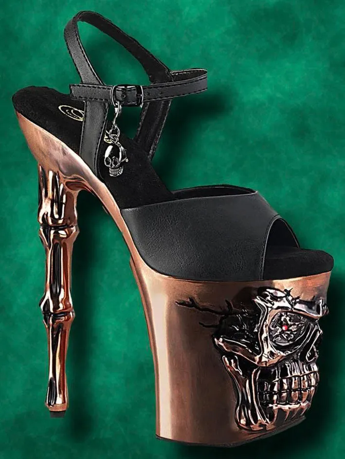 Pleaser Rapture 809-LT Copper Shoes