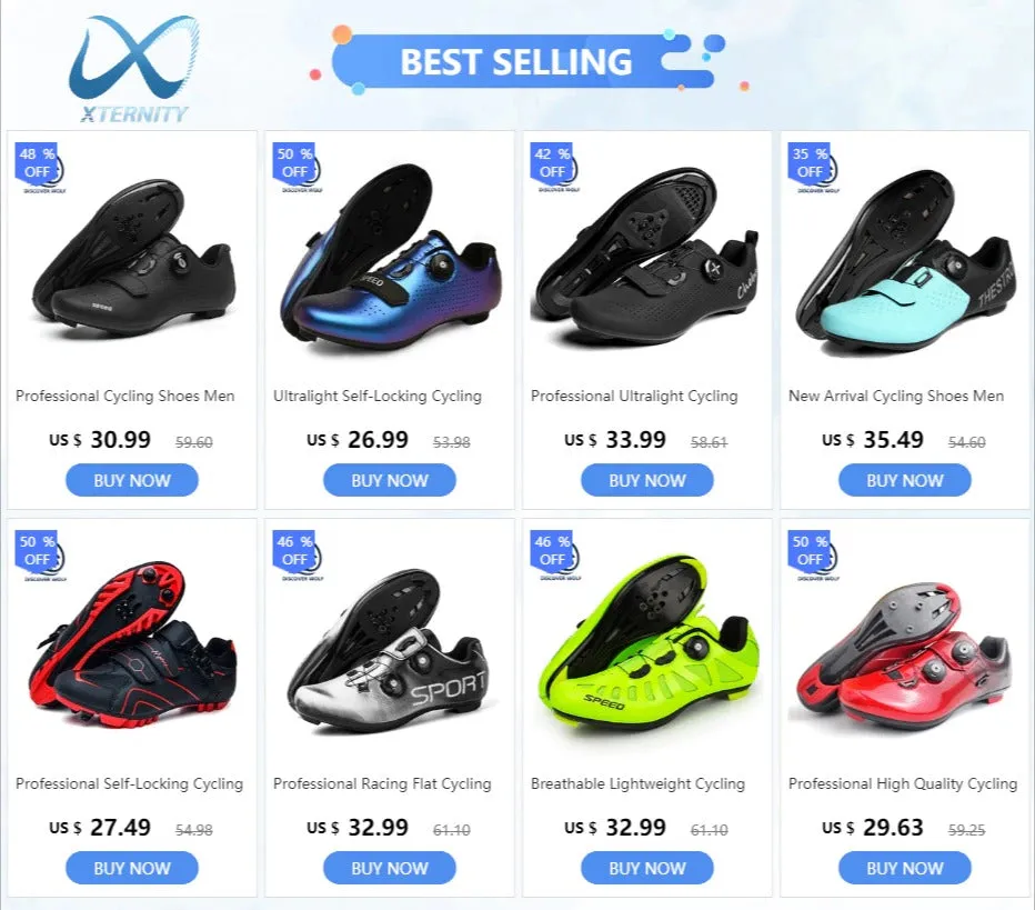 Professional Cycling Shoes Road Bike SPD Cleat Shoes
