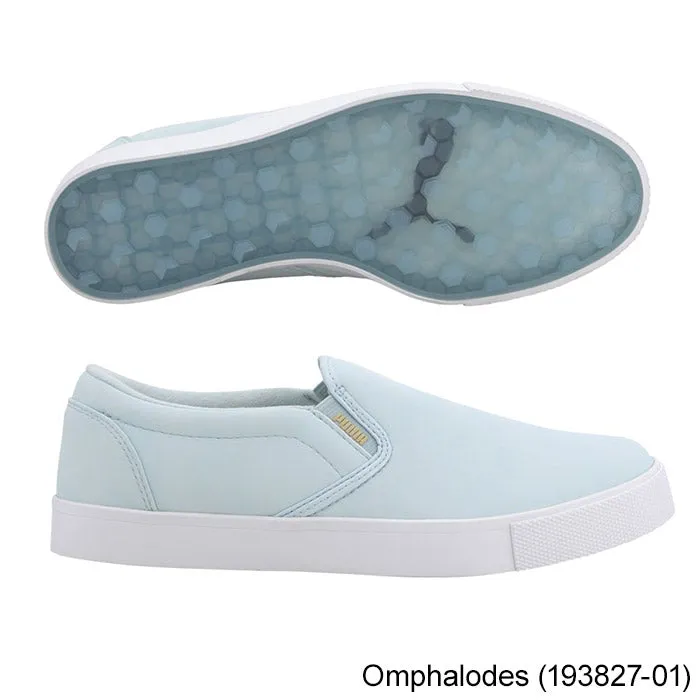 PUMA Ladies Tustin L Slip-On Golf Shoes 6.0 Omphalodes (193827-01)