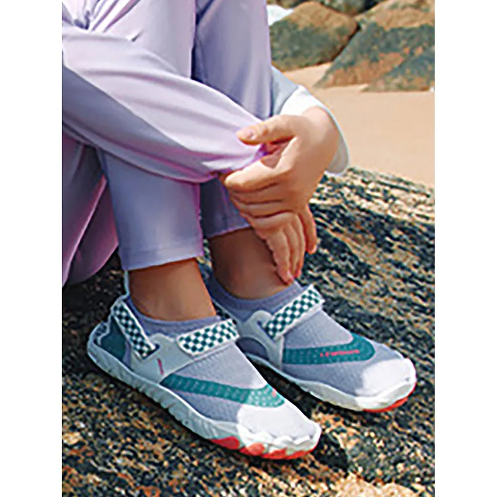 Purple & Mint Anti Skid Land and Water Outdoor adventure Shoes for Kids