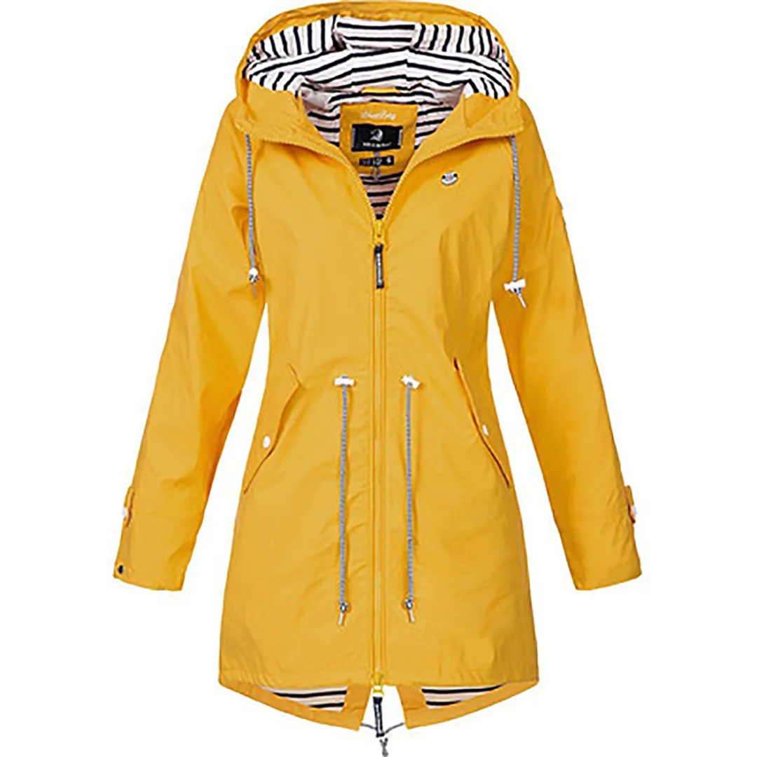 RainGuard™ | Waterproof Hooded Raincoat | Lightweight, Breathable Fabric, Adjustable Fit & Packable Design