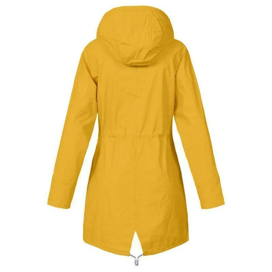 RainGuard™ | Waterproof Hooded Raincoat | Lightweight, Breathable Fabric, Adjustable Fit & Packable Design