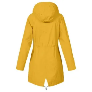 RainGuard™ | Waterproof Hooded Raincoat | Lightweight, Breathable Fabric, Adjustable Fit & Packable Design