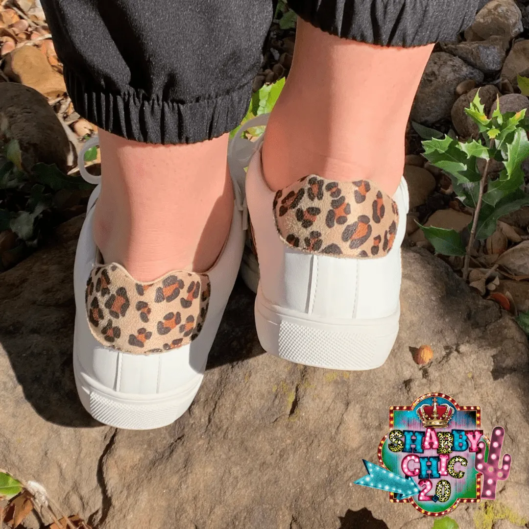 Remi White/Tan Tennis Shoe