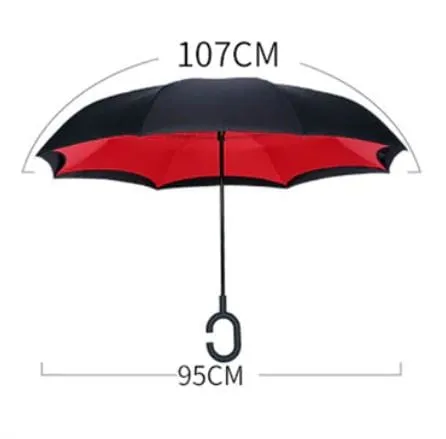 Reversible Umbrella - Blue Flower