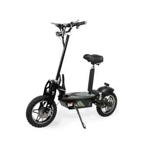 Rosso Cobra Foldable Stand Kick Electric Scooter with Seat Green