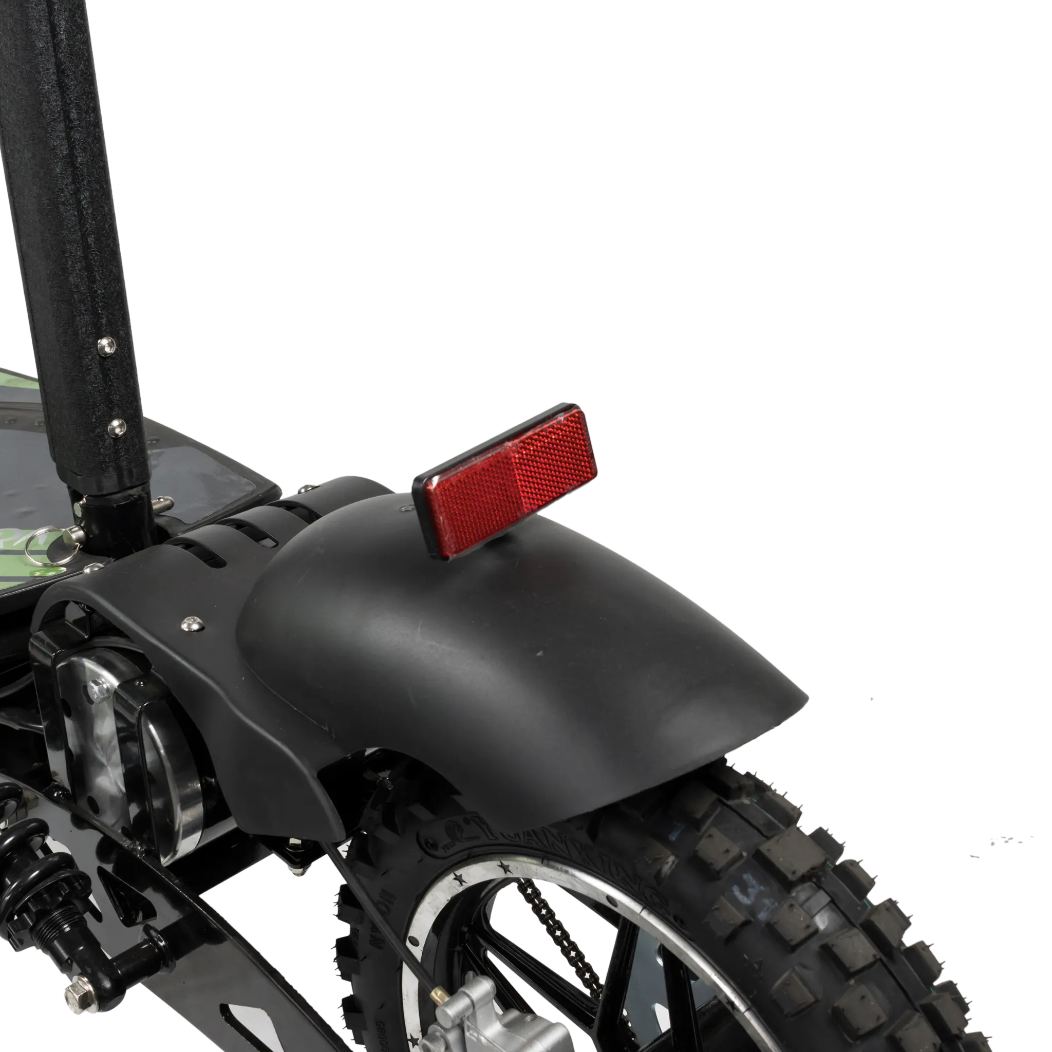 Rosso Cobra Foldable Stand Kick Electric Scooter with Seat Green