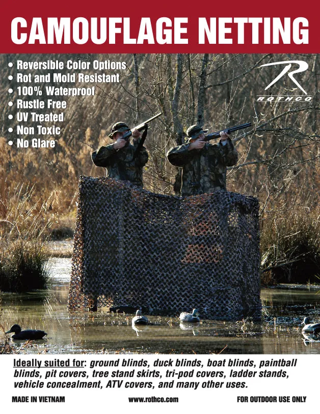Rothco Military Type Camo Net