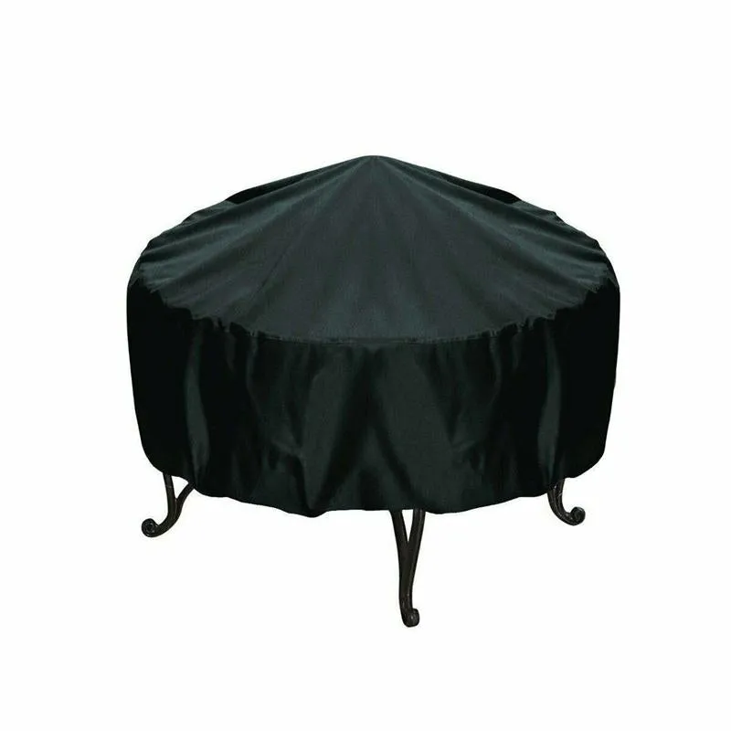 Round Table Cover For Outdoor Garden Grill - Rainproof Dustproof Anti-Ultraviolet - 86X36Cm