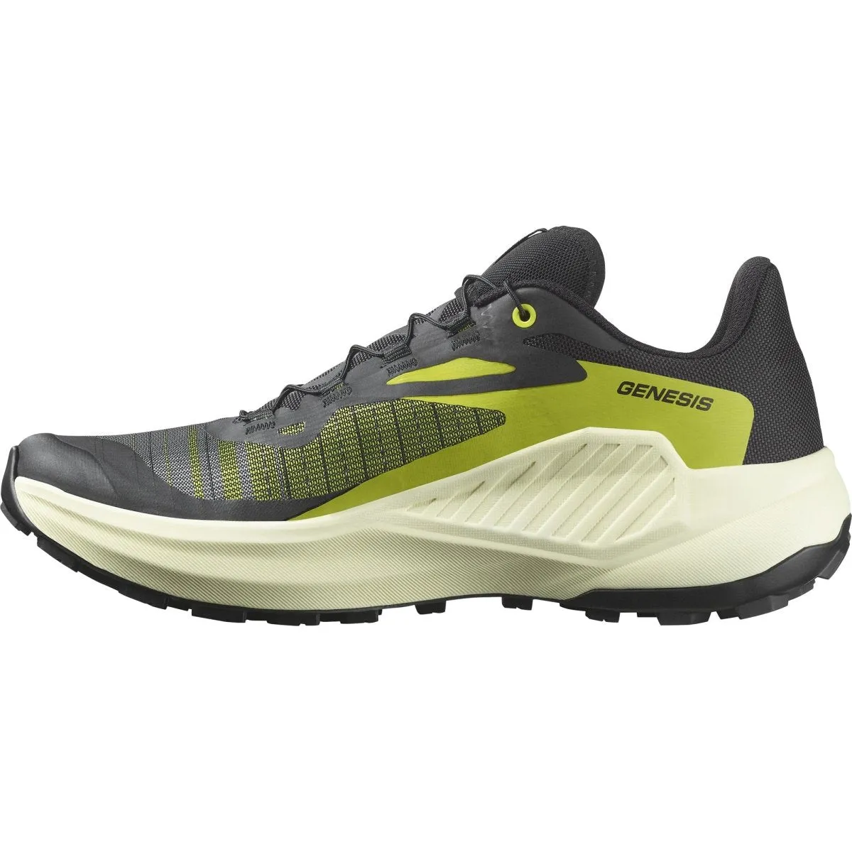 Salomon - Genesis - Black/Sulphur Spring/Transparent Yellow - Men's