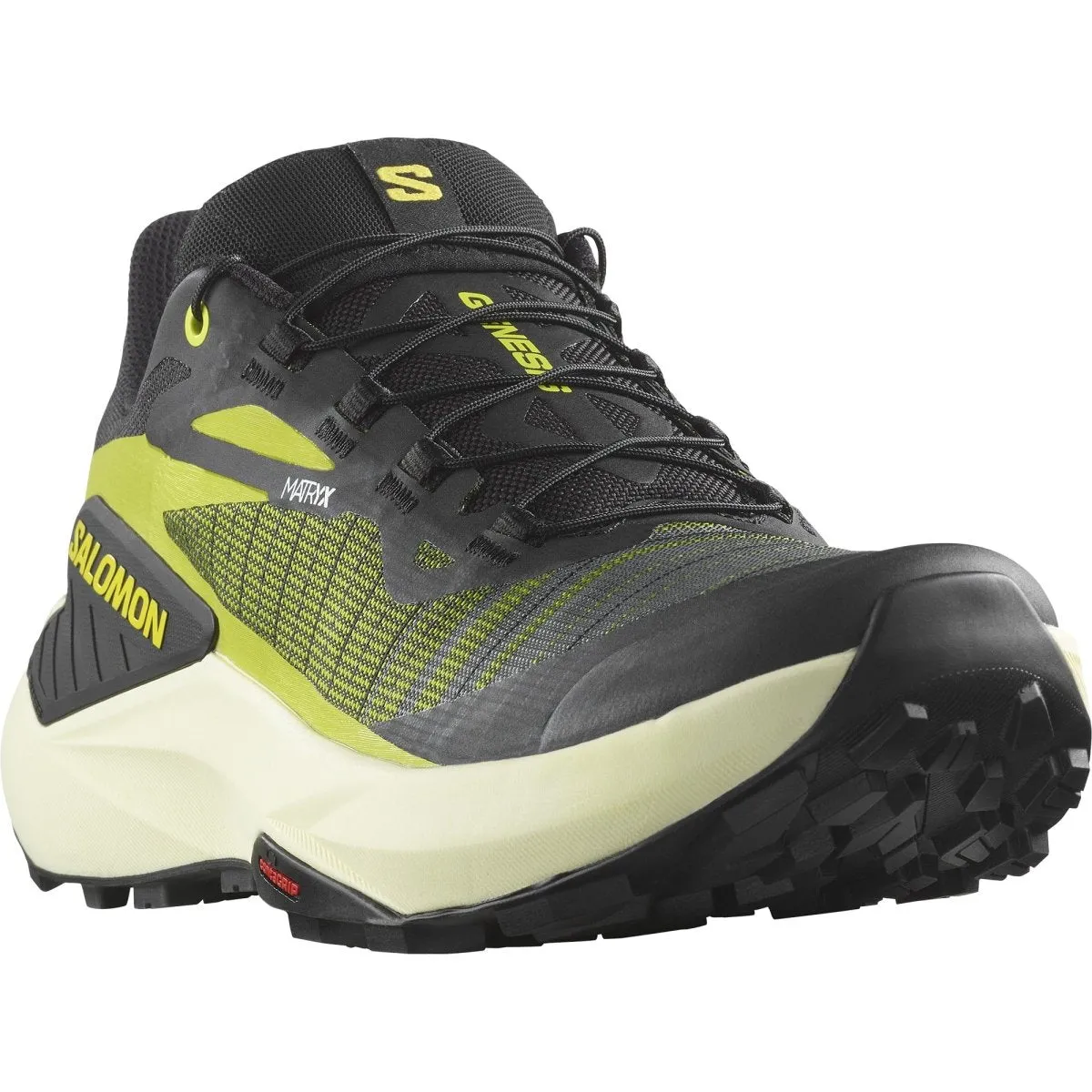 Salomon - Genesis - Black/Sulphur Spring/Transparent Yellow - Men's