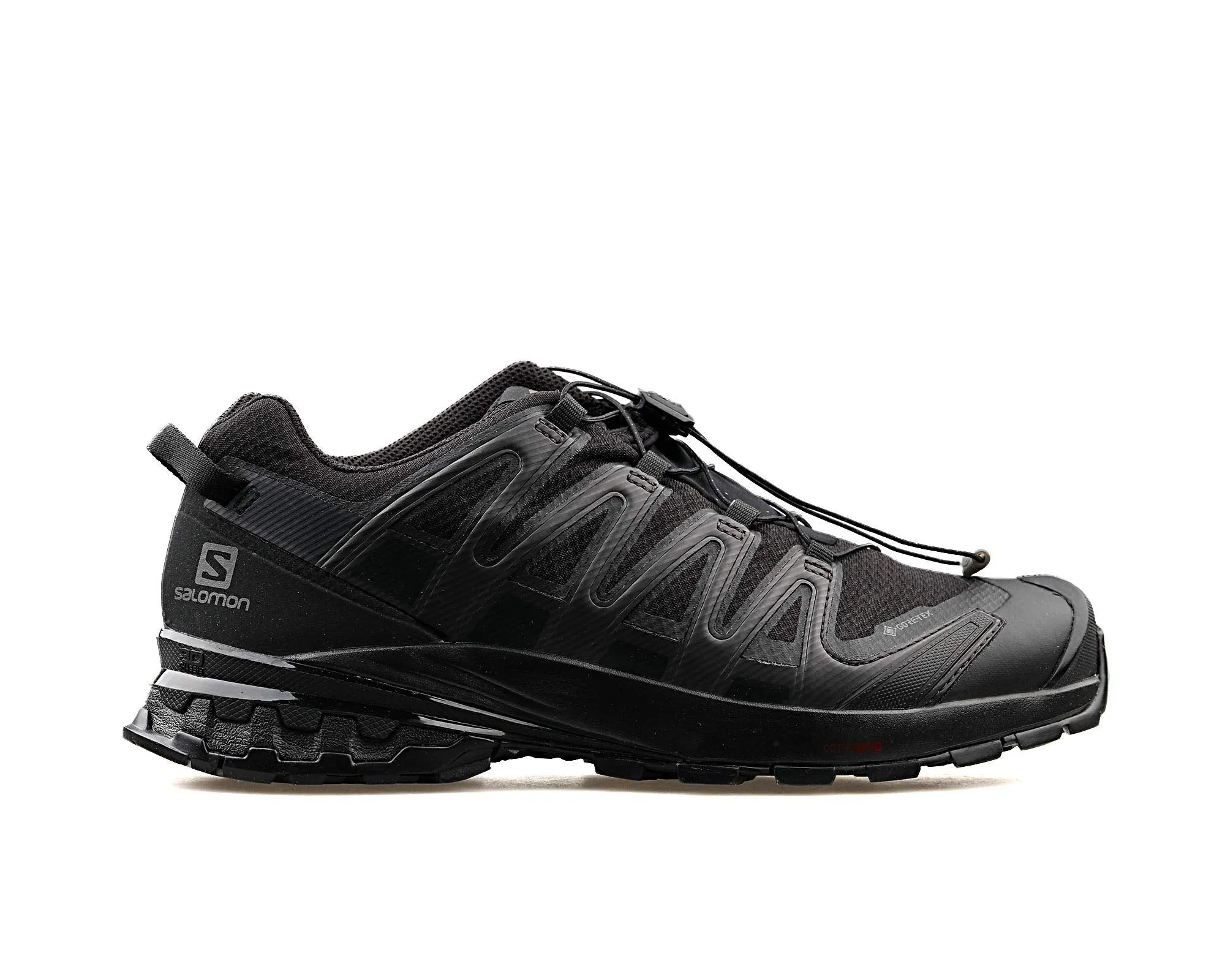 Salomon Men's XA PRO 3D V8 Gore-TEX Trail Running Shoes for Men, Black/Black/Black, 12