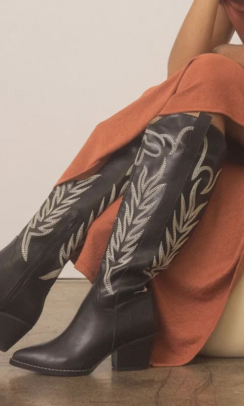 Samara Tall Boot - Midnight