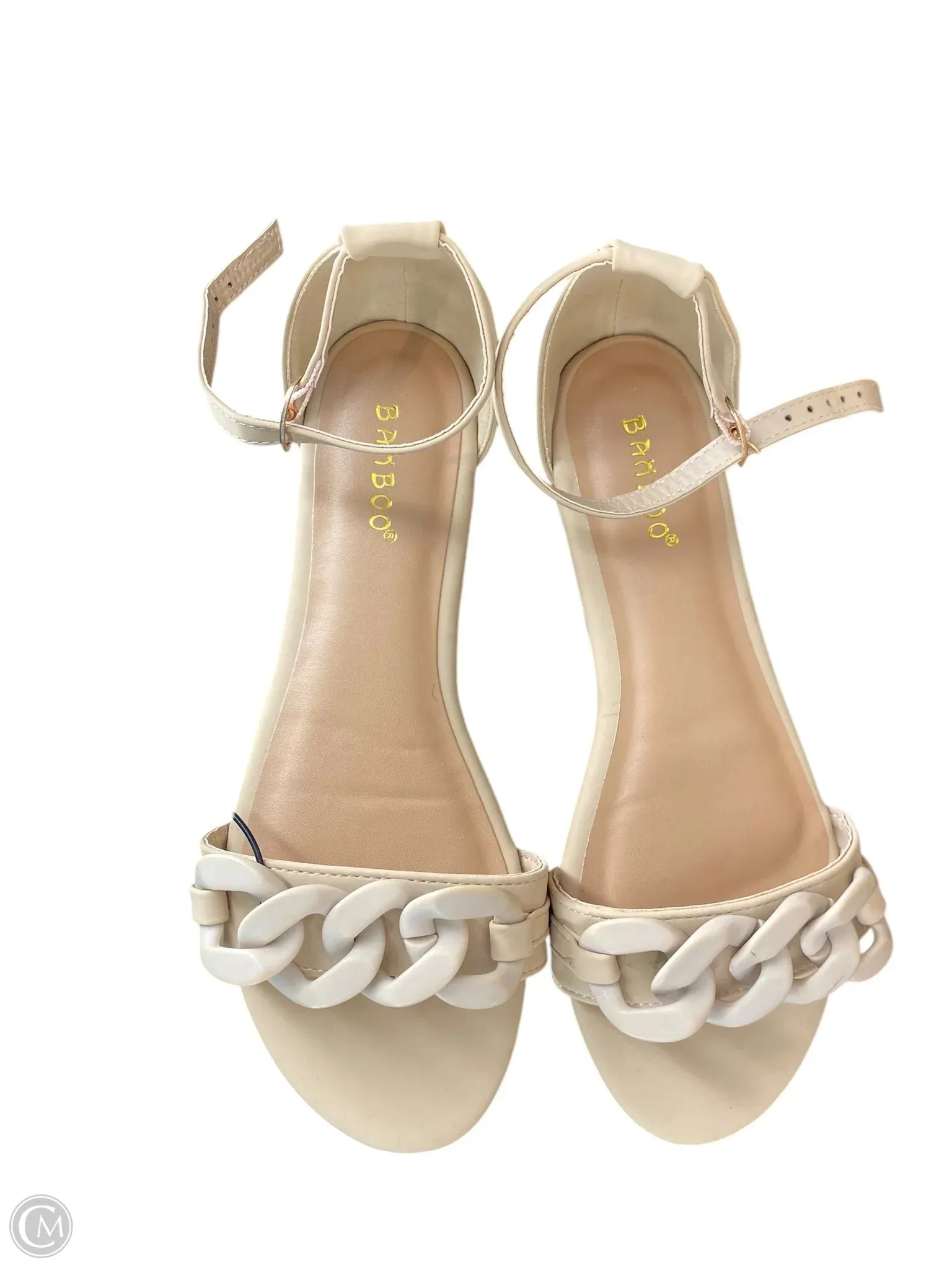 Sandals Flats By Bamboo In Tan, Size: 8.5
