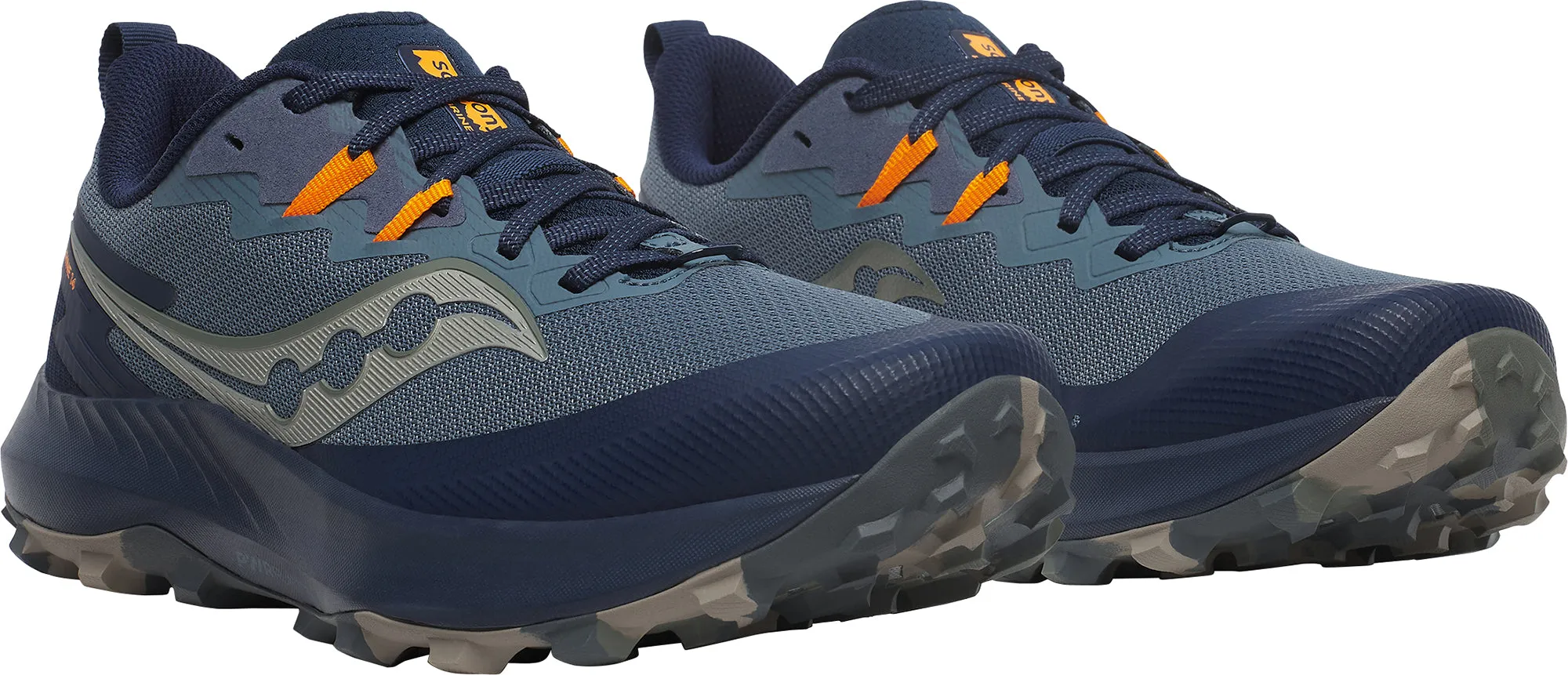 Saucony Peregrine 14 Mens Trail Running Shoes - Blue