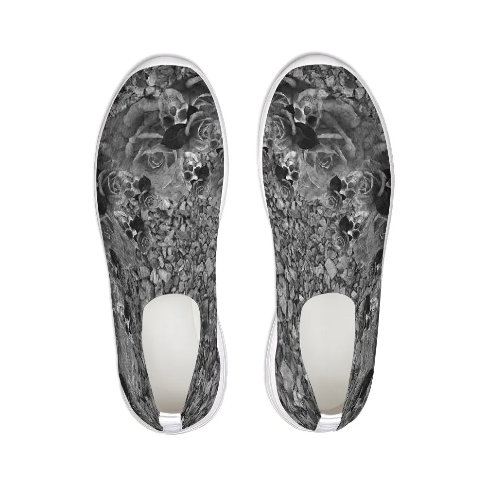 Scull Rock Roses Flyknit Slip-on Shoe