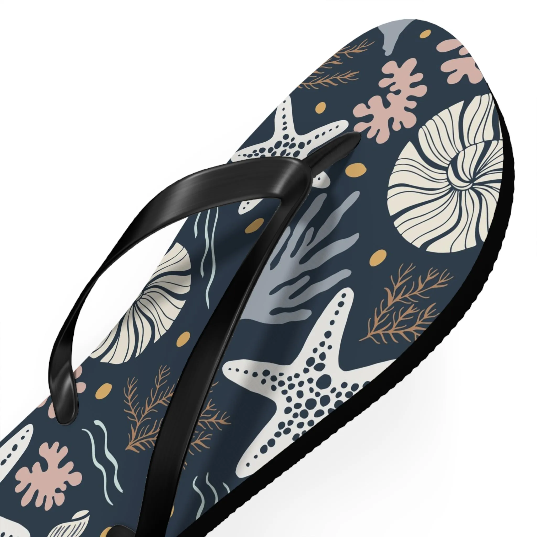 Sea Shells Flip Flops