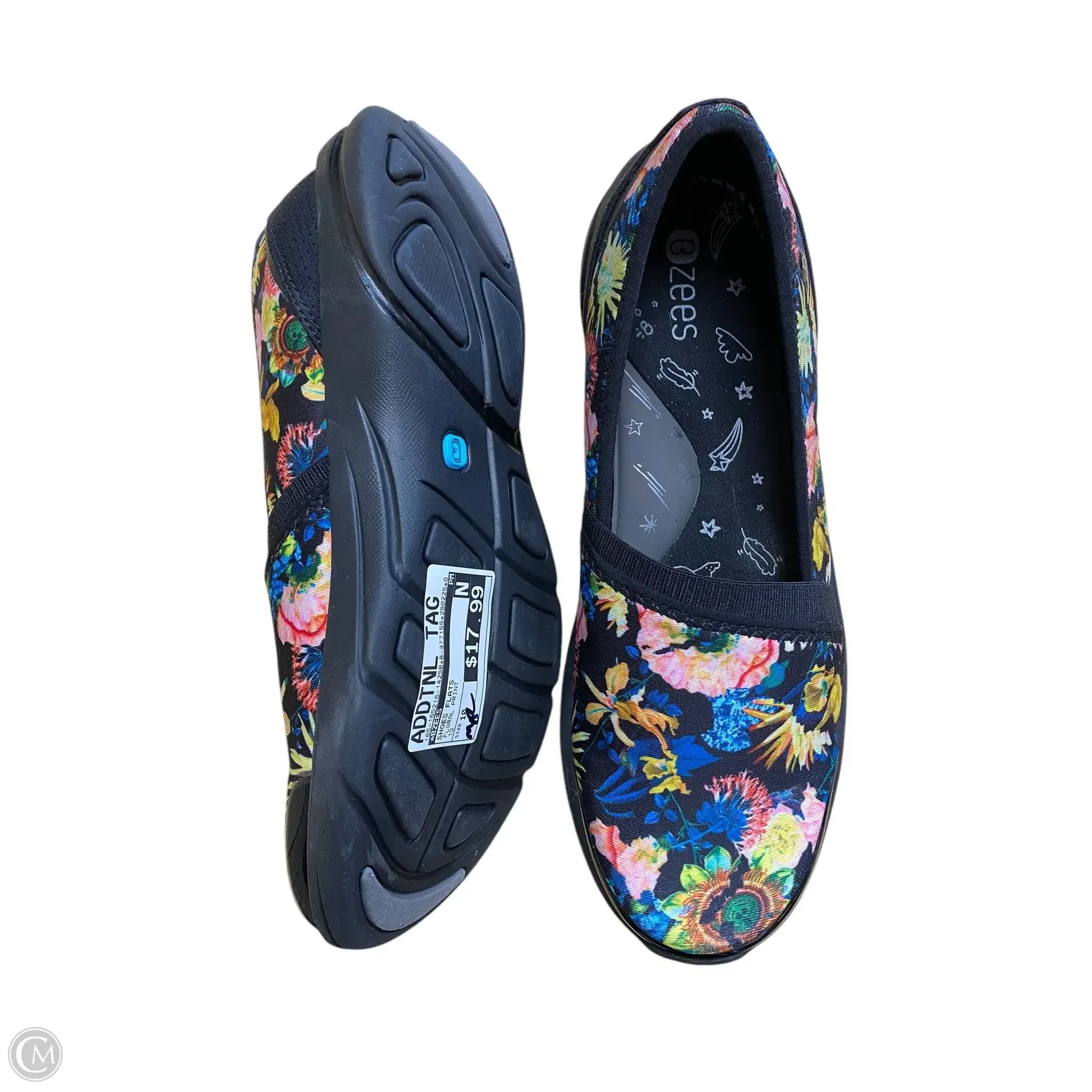 Shoes Flats By Bzees In Floral Print, Size: 10