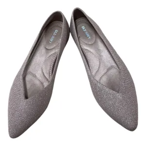 Shoes Flats By Old Navy In Brown & Gold, Size: 8