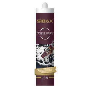 Sibax Red Acetoxy Gasket Maker Silicone Sealant 280ml - LS99