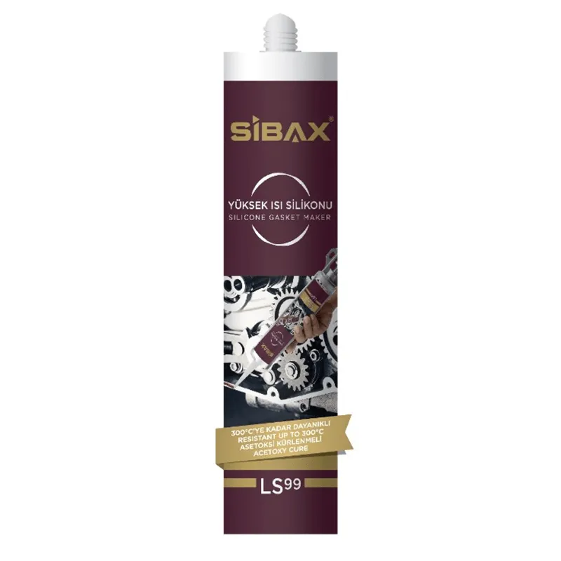 Sibax Red Acetoxy Gasket Maker Silicone Sealant 280ml - LS99