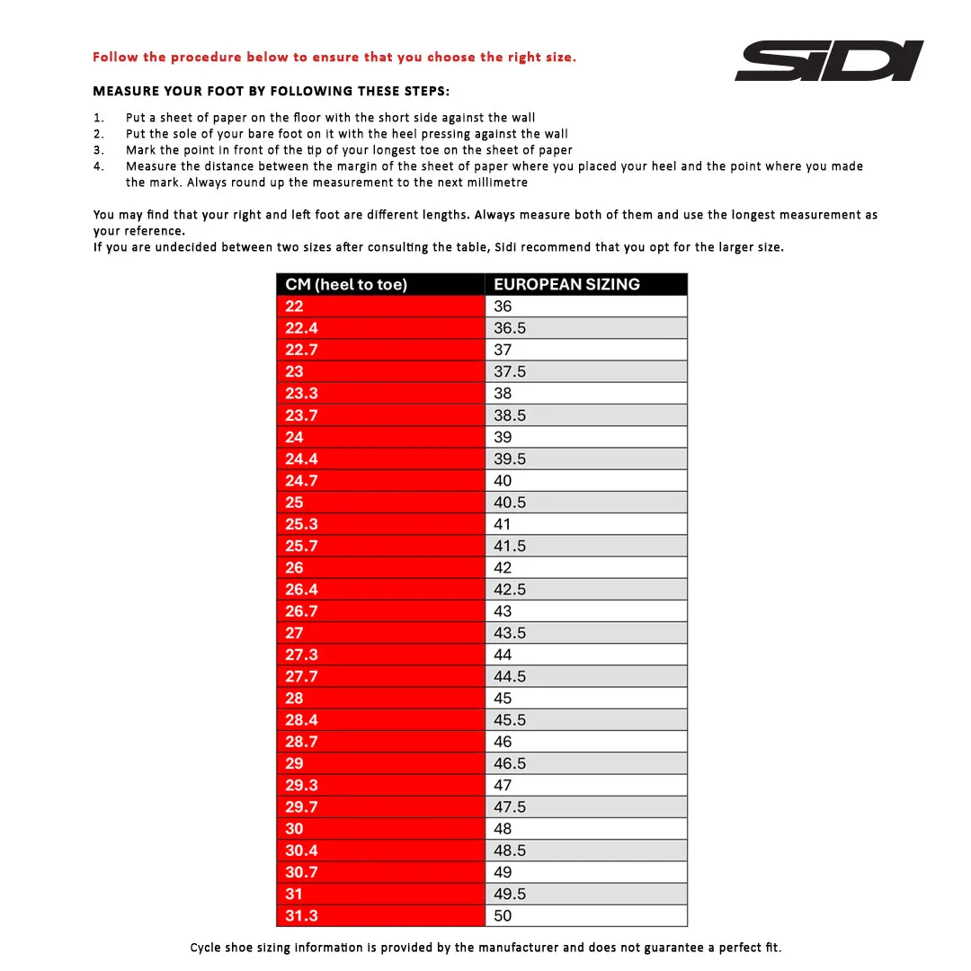 SIDI Atomus MTB Shoes.