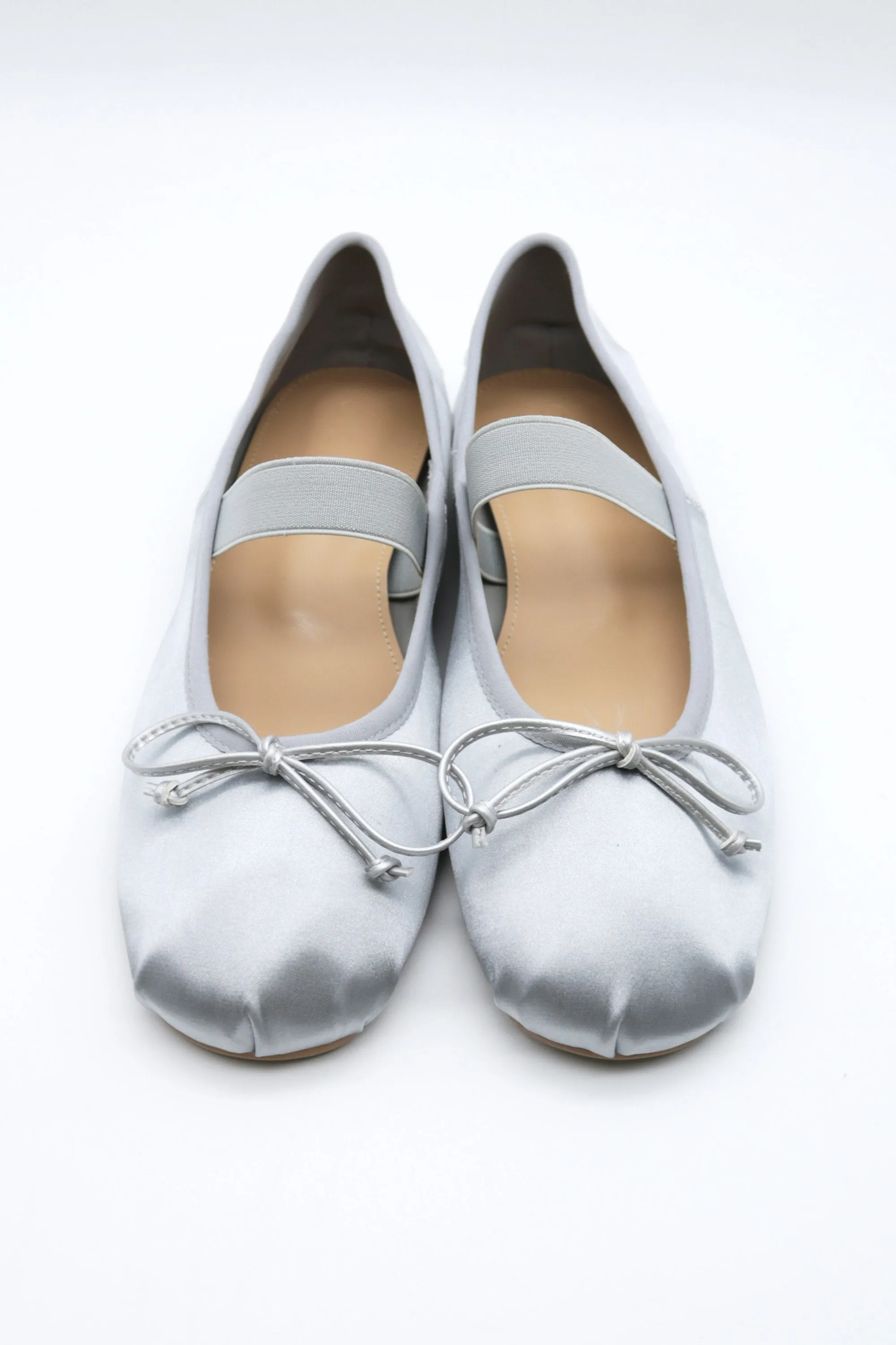 Sidney Satin Ballet Flats