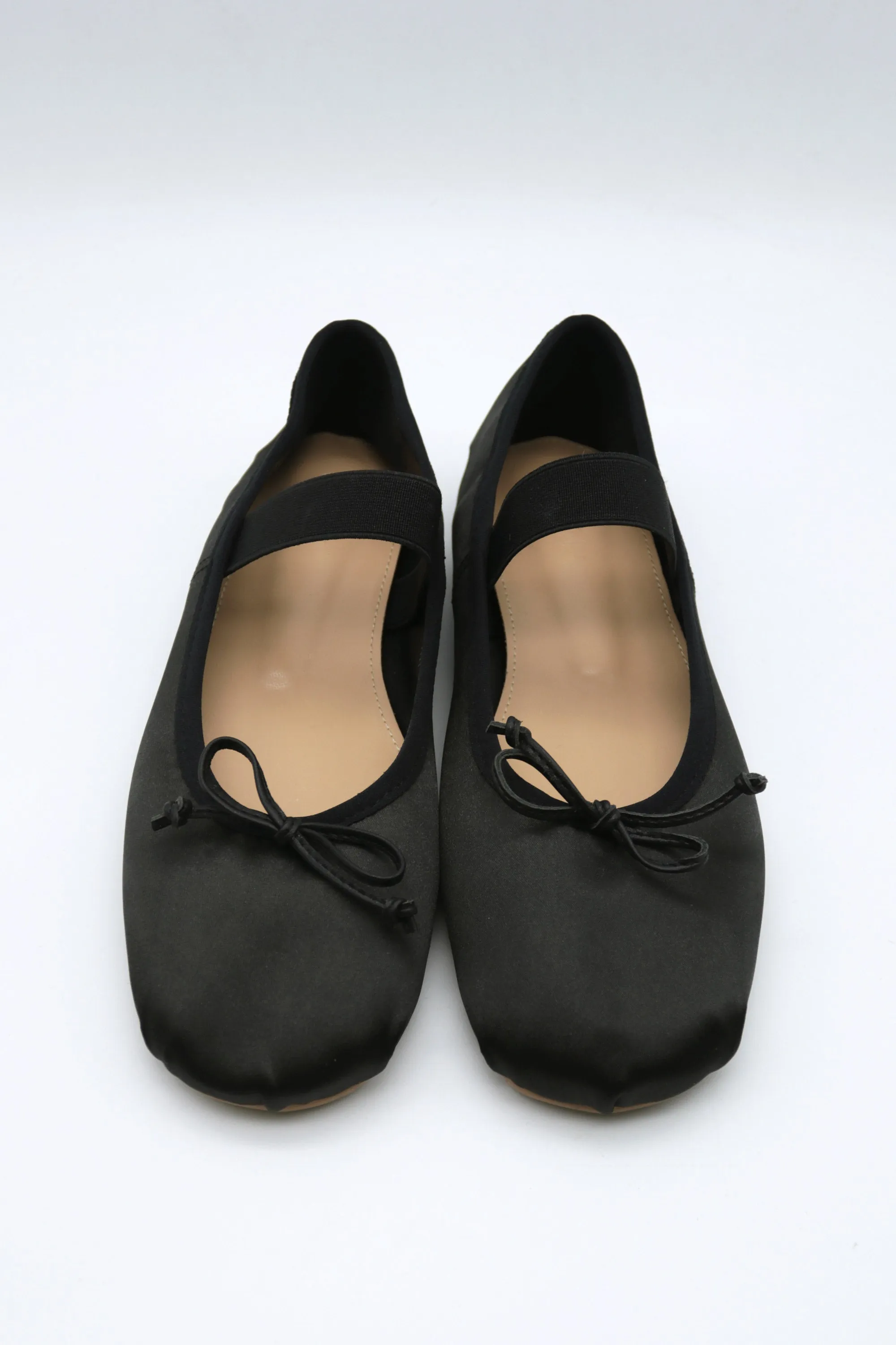 Sidney Satin Ballet Flats