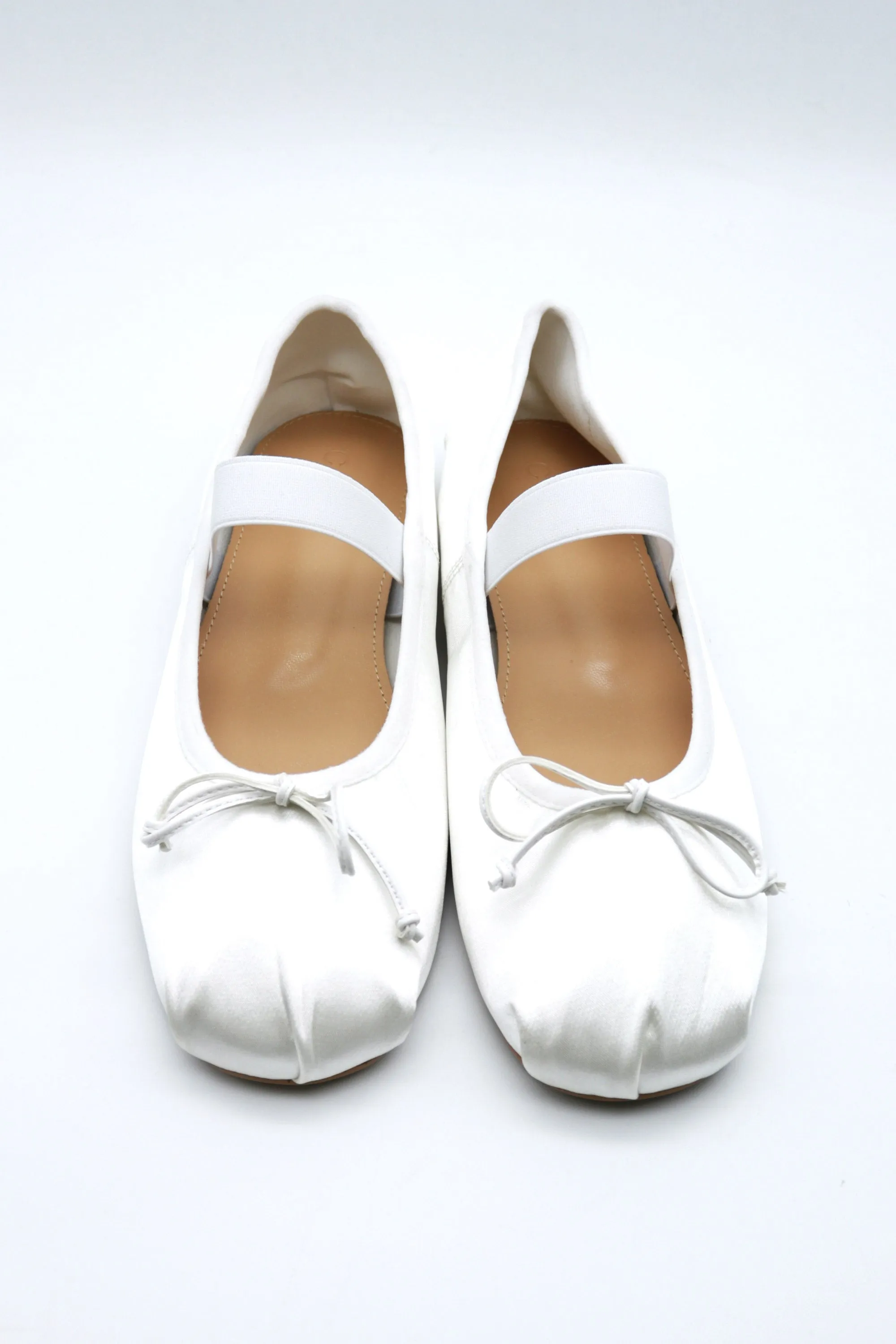 Sidney Satin Ballet Flats