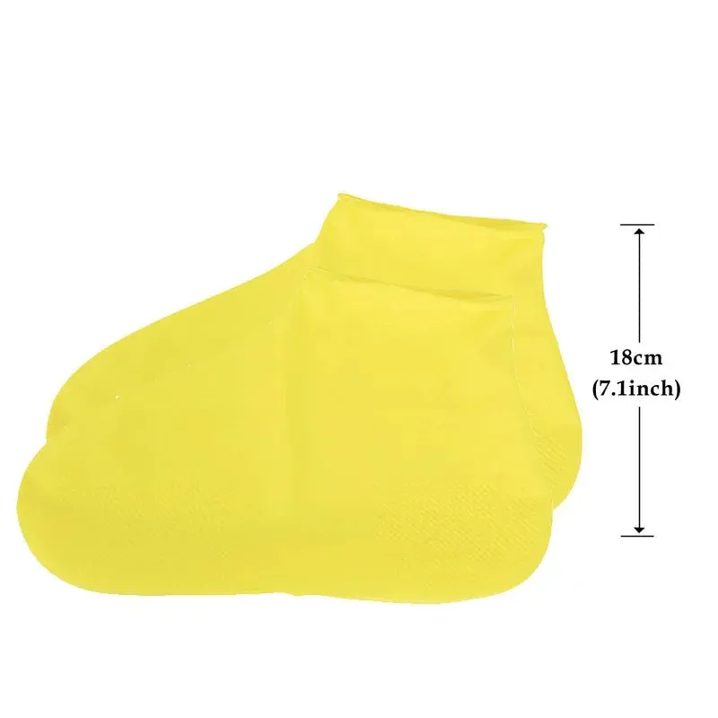 Silicone Waterproof Anti-Slip Shoe Covers for Outdoors