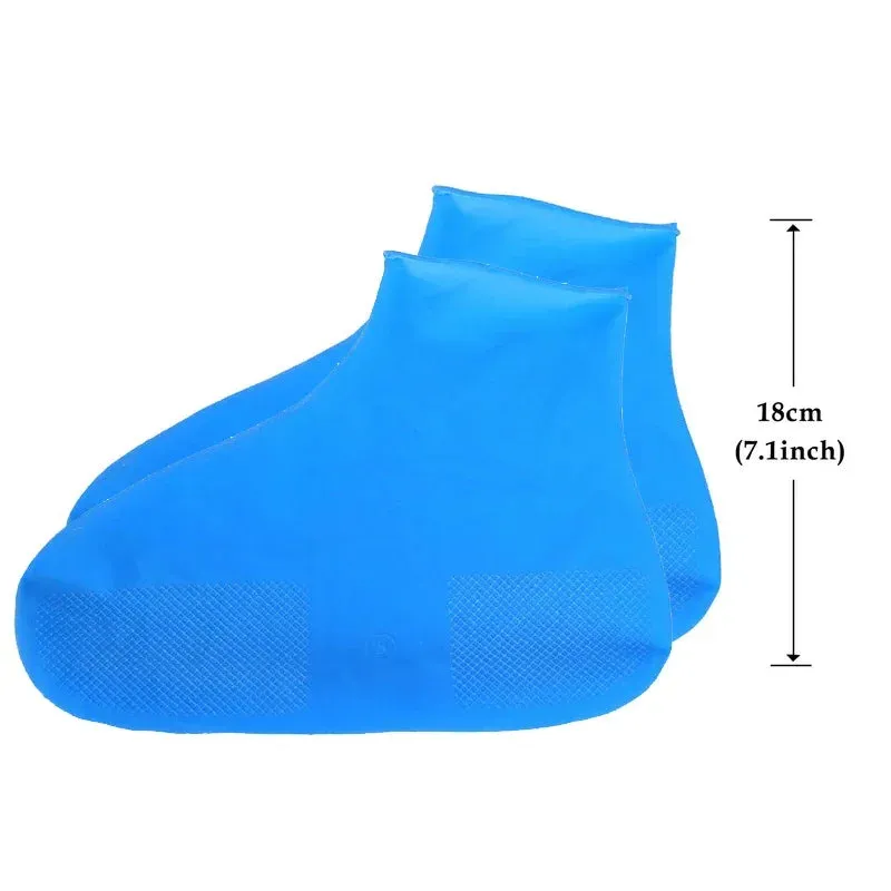 Silicone Waterproof Anti-Slip Shoe Covers for Outdoors