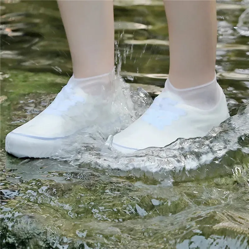 Silicone Waterproof Anti-Slip Shoe Covers for Outdoors