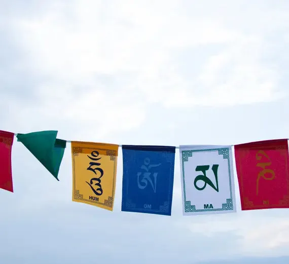 Single String Tibetan Prayer Flag