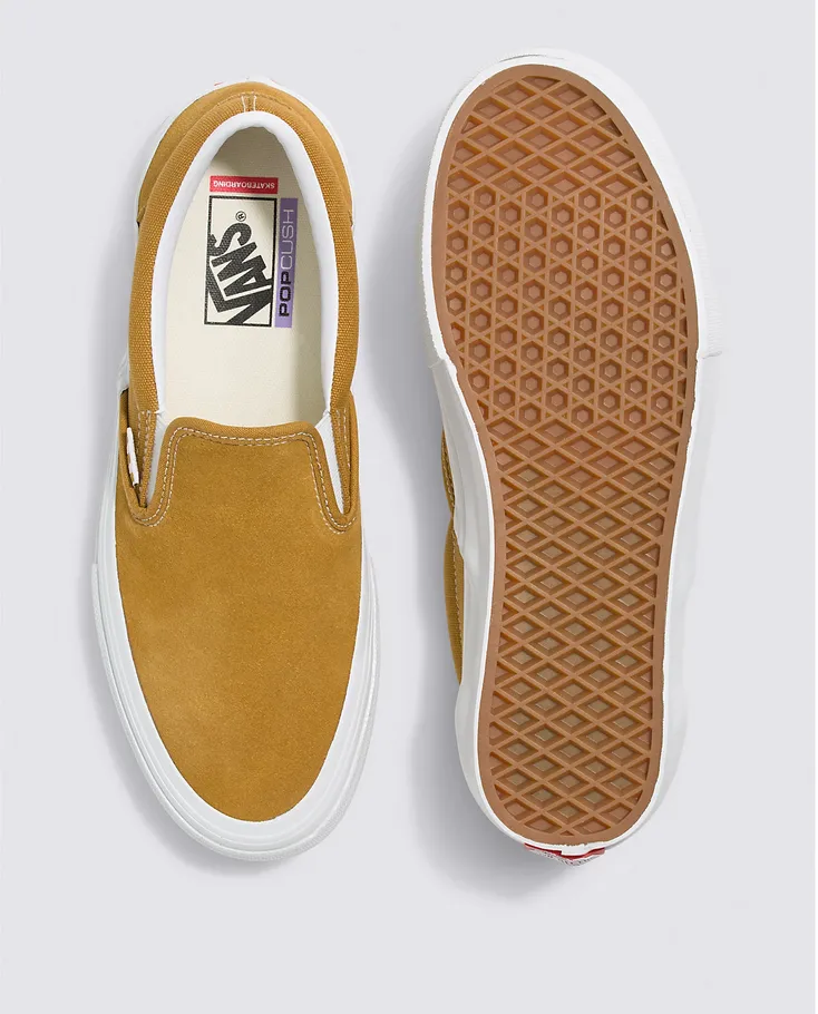 SKATE SLIP-ON - WRAPPED GOLD/WHITE
