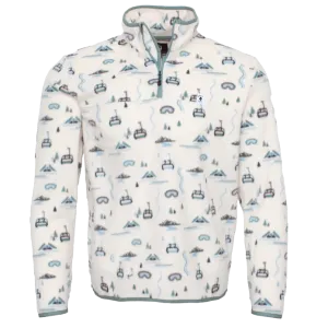 Ski Lifty Ivory Fleece 1/4 Zip