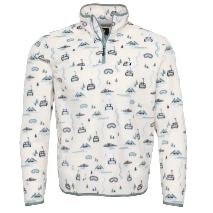 Ski Lifty Ivory Fleece 1/4 Zip