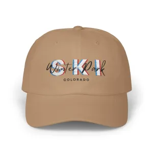 Ski Winter Park Colorado - Embroidered Baseball Hat