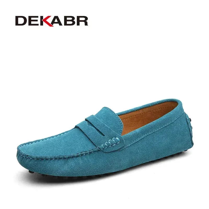 SLIP ON LEATHER LOAFERS
