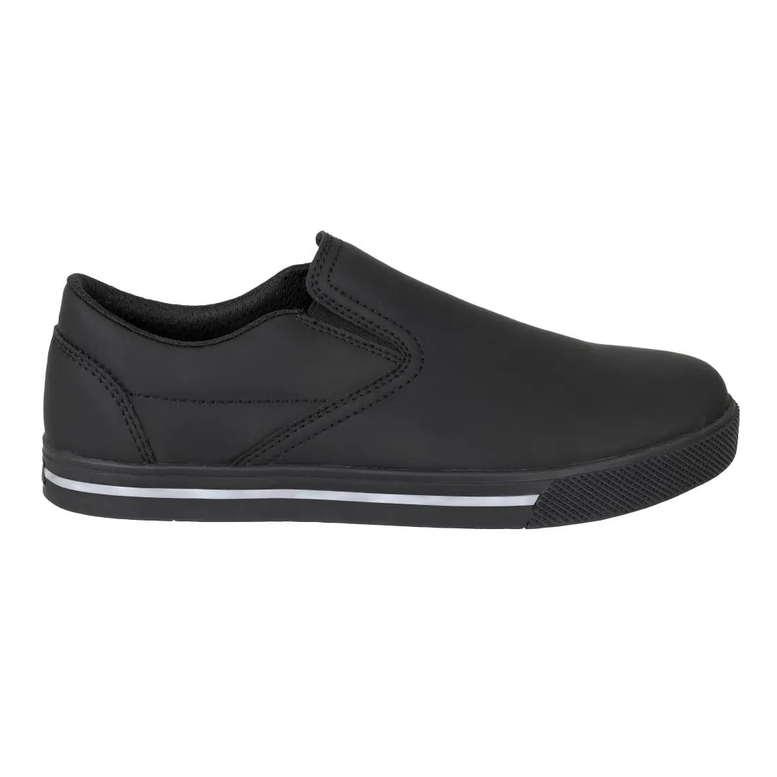 Slipbuster Microfibre Slip-on Shoe Matte Black 46