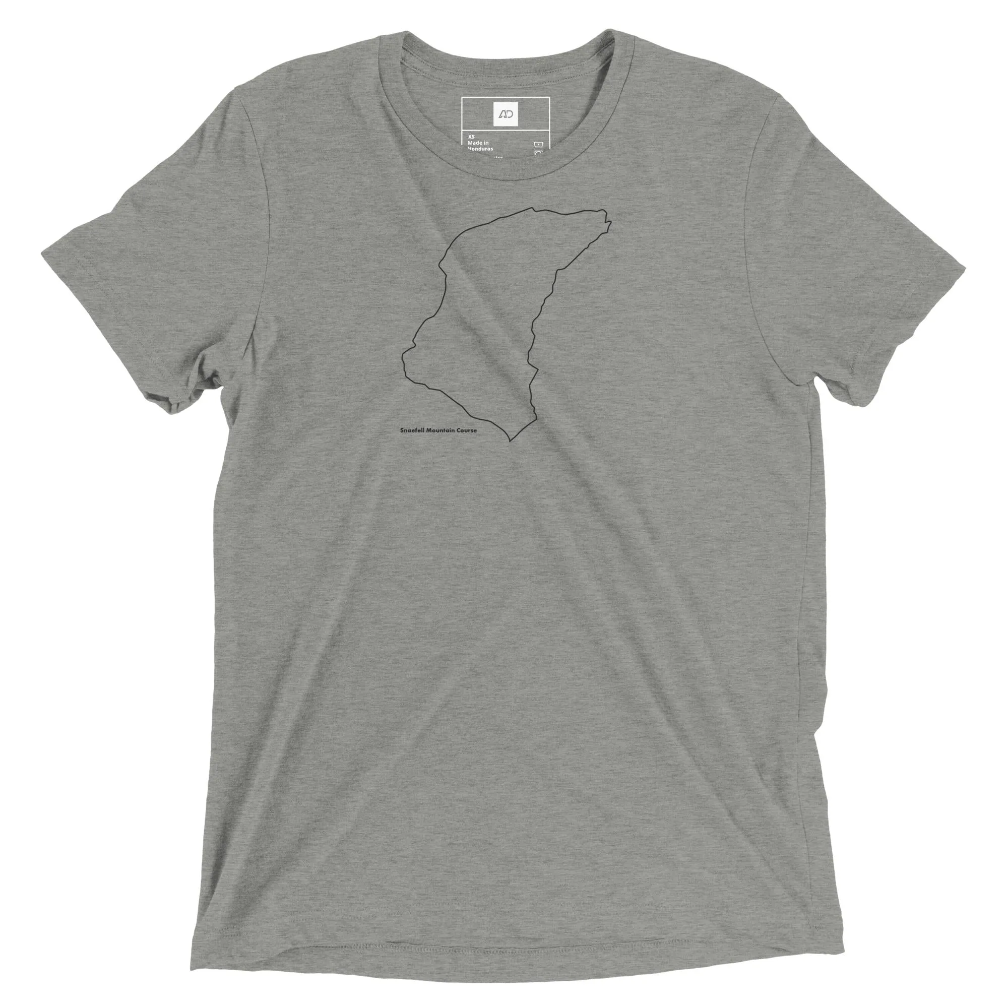 Snaefell Mountain Course Minimal Line Art Silhouette T-shirt