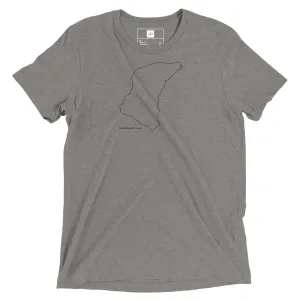 Snaefell Mountain Course Minimal Line Art Silhouette T-shirt
